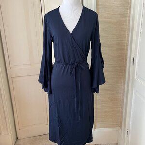 Banana Republic Navy Wrap dress
